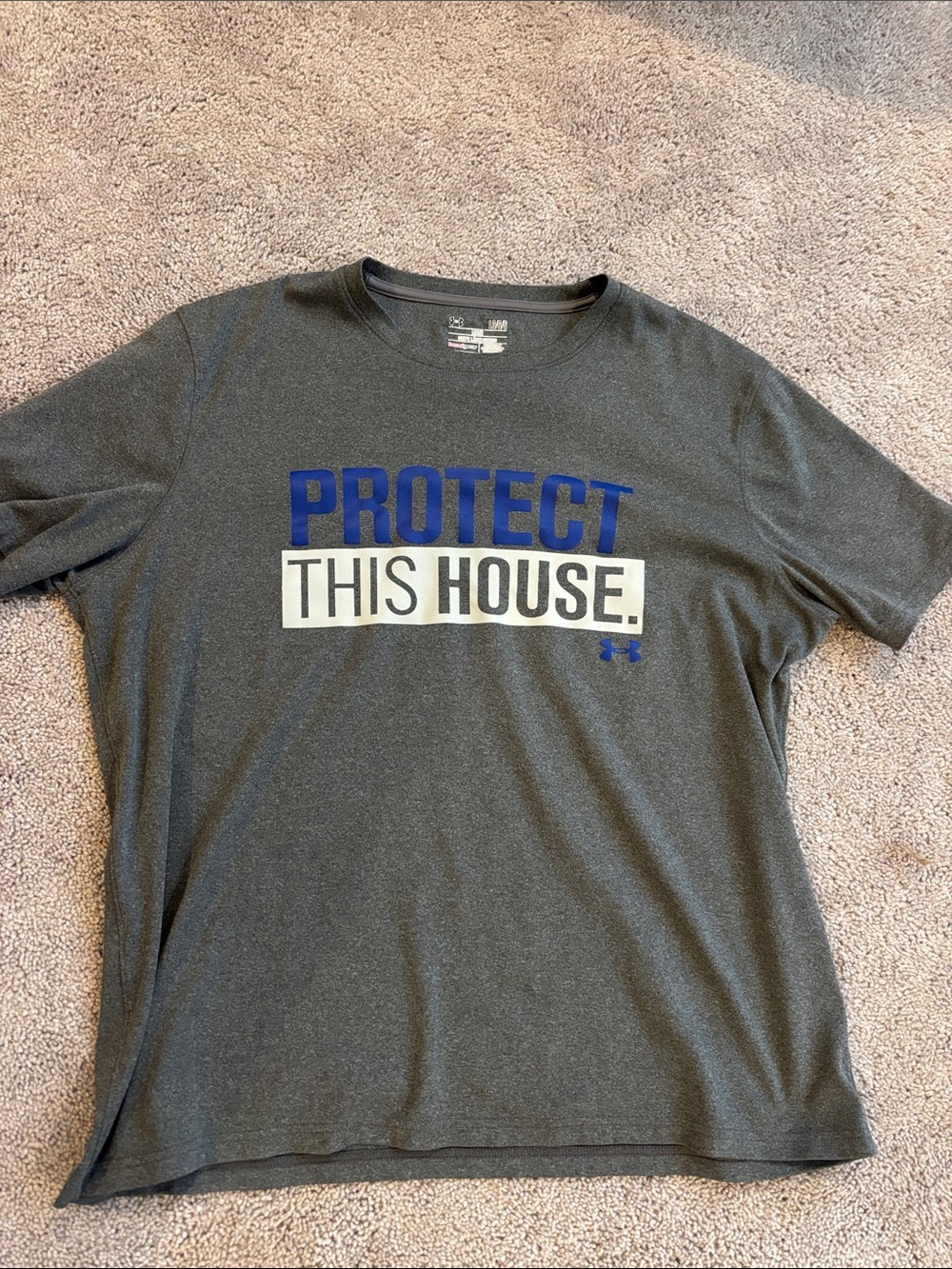 Under Armour Men’s Gray "Protect This House" Graphic Tee